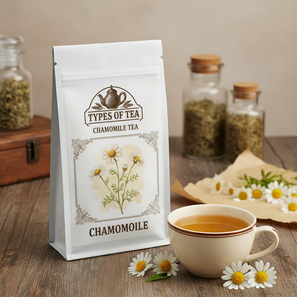 Chamomile Tea branded pouch