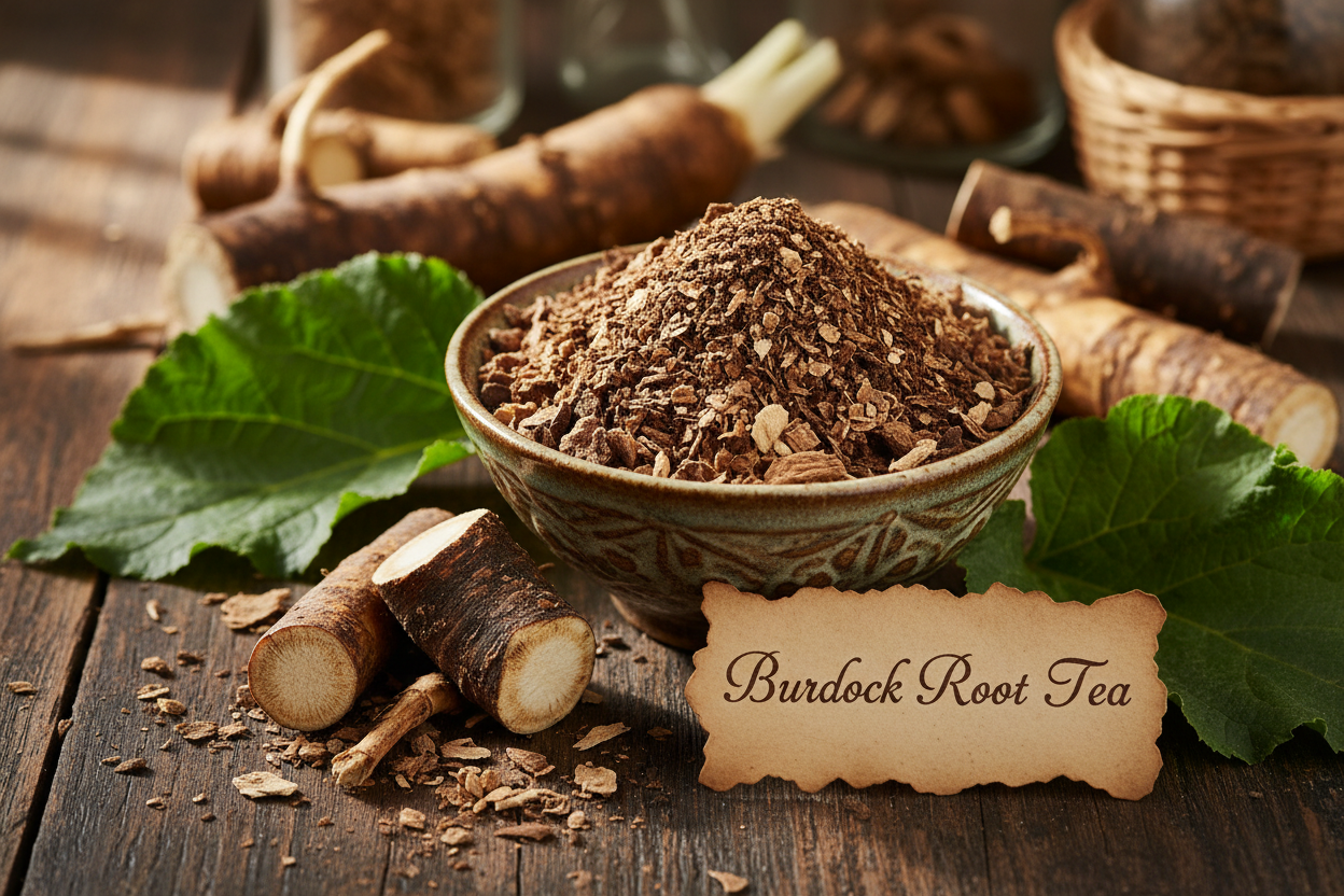 Coarsely Ground Burdock Root Tea