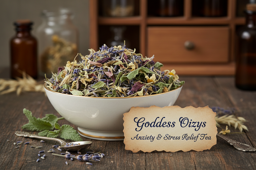 Goddess Oizys Anxiety & Stress Relief Tea loose leaf