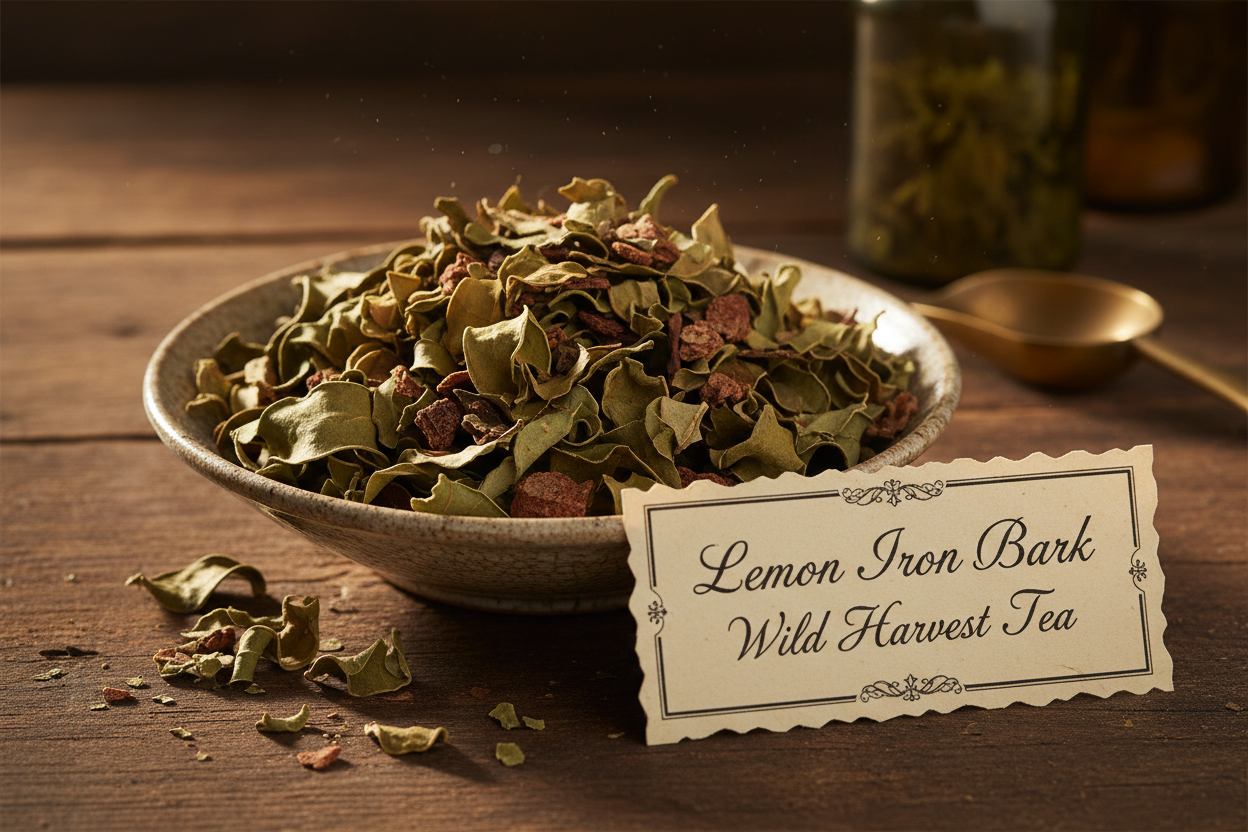 Lemon Iron Bark Wild Harvest Tea loose leaf