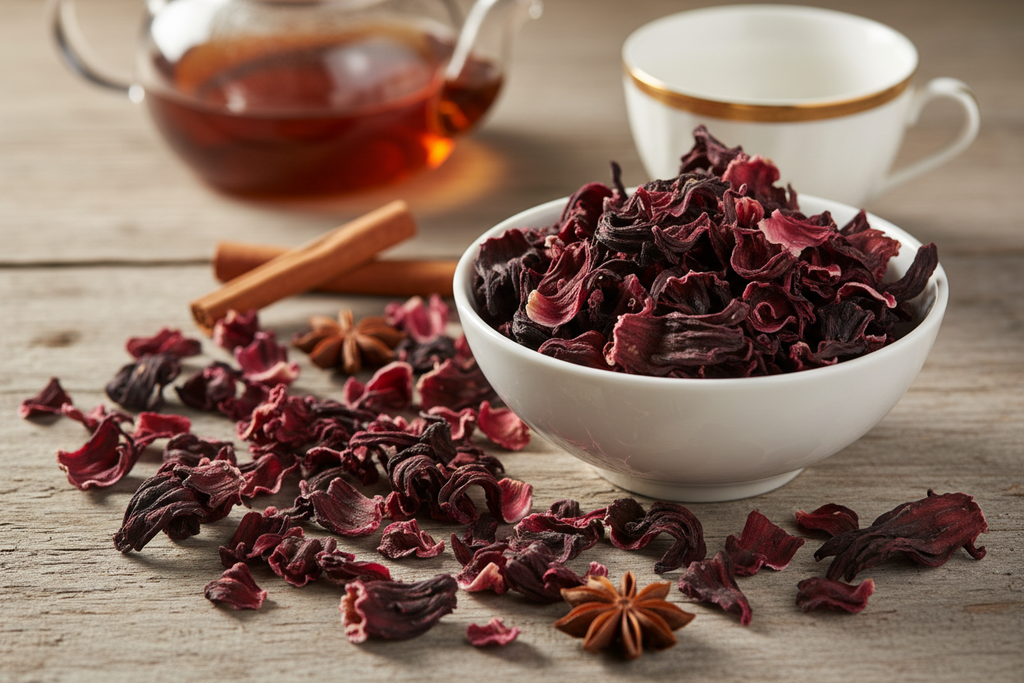 Loose leaf hibiscus tea