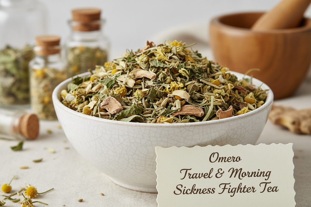 Omero Travel & Morning Sickness Fighter Tea loose leaf