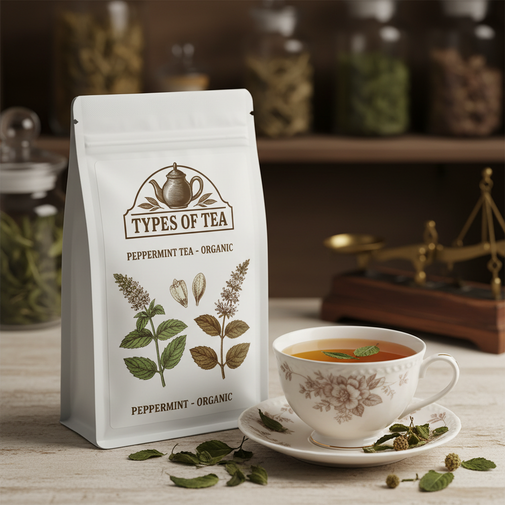 Peppermint Tea - Organic branded pouch