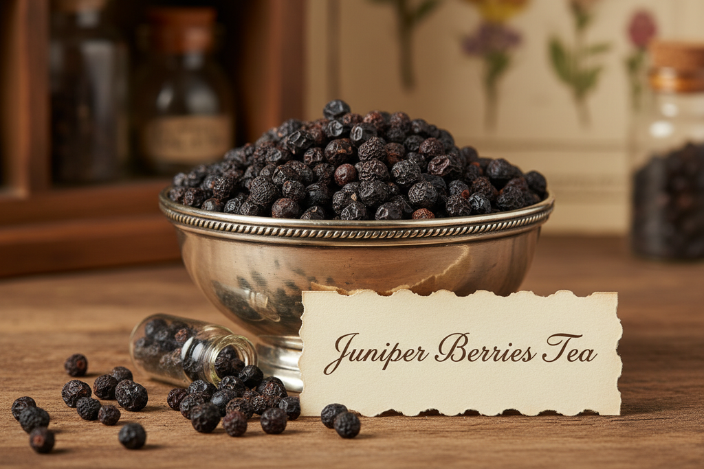 Very Small Dried Juniper Berries - tiny and shriveled