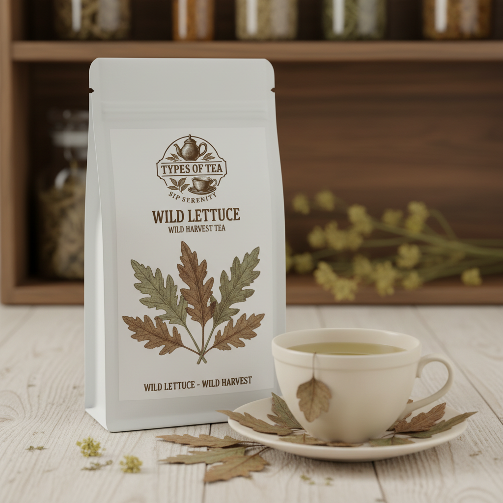 Wild Lettuce - Wild Harvest Tea branded pouch